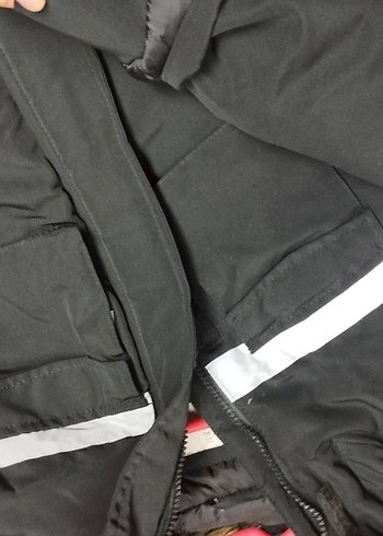 Siyah Kadın Kürklü Midi Parka - Görsel 5