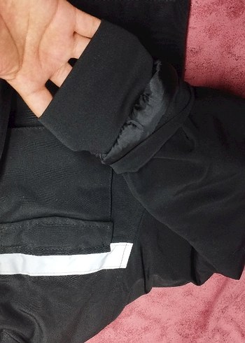 Siyah Kadın Kürklü Midi Parka - Görsel 7