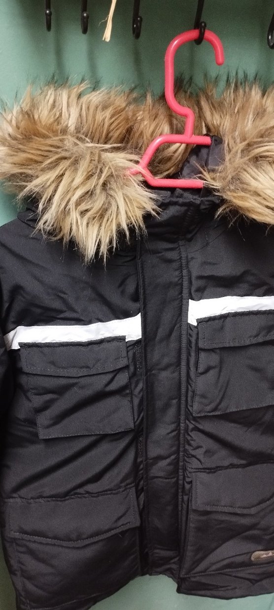 Siyah Kadın Kürklü Midi Parka - Görsel 4