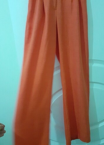 s Beden turuncu Renk Geniş pantolun