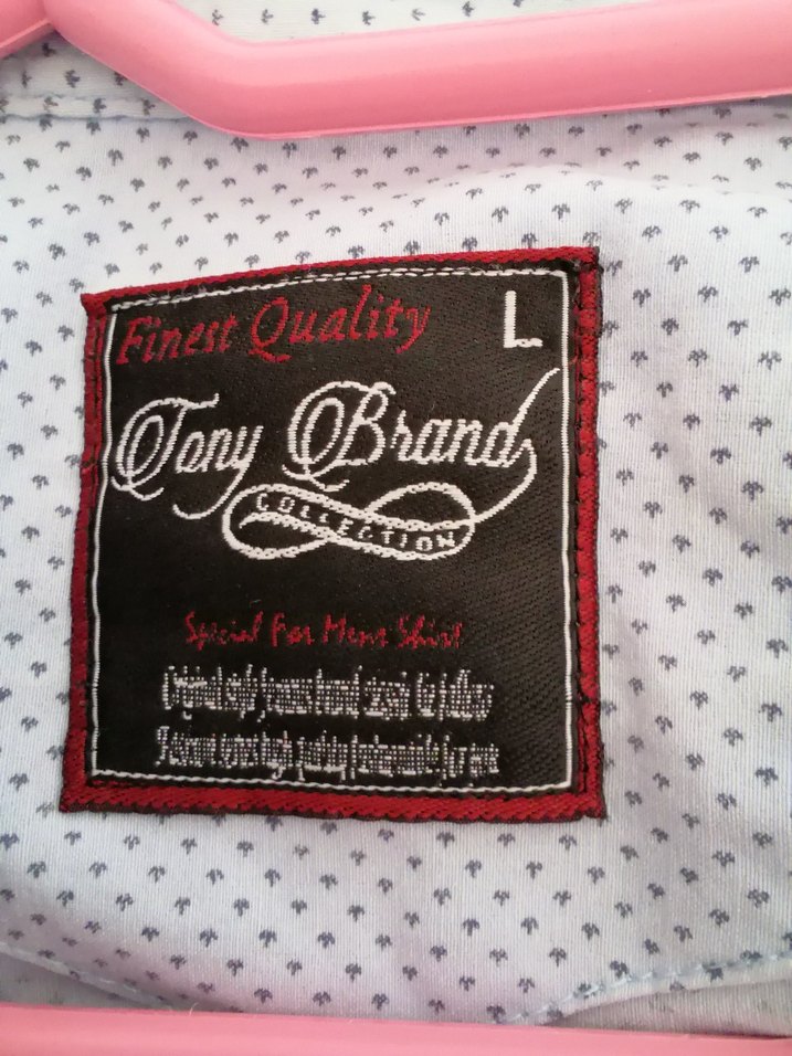 Düğmeli Gri Puantiyeli Erkek Gömlek - Görsel 2