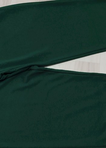 l Beden yeşil Renk Kadın Penye Yeşil Spor Eşofman Altı Pantolon