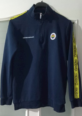 Fenerbahçe Fermuarlı Yarım Boğaz Sweatshirt