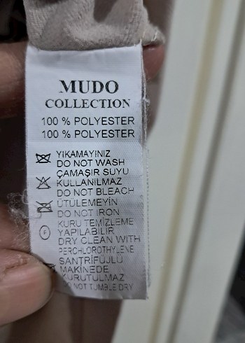 Düğmeli Bej Kadın Tulum - Görsel 7