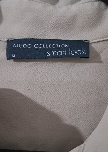 Düğmeli Bej Kadın Tulum - Görsel 6