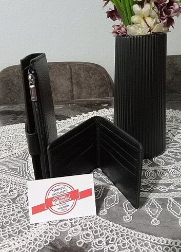 Yeni deri kadın erkek cüzdan  - Görsel 3