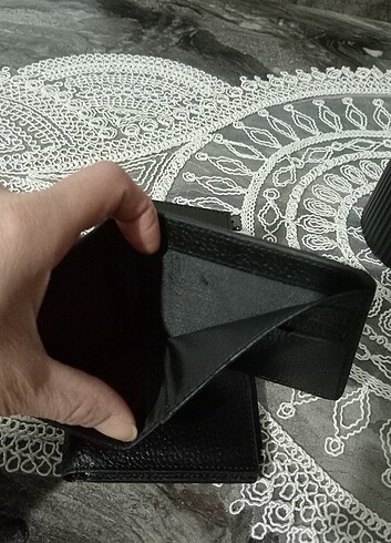 Yeni deri kadın erkek cüzdan  - Görsel 11