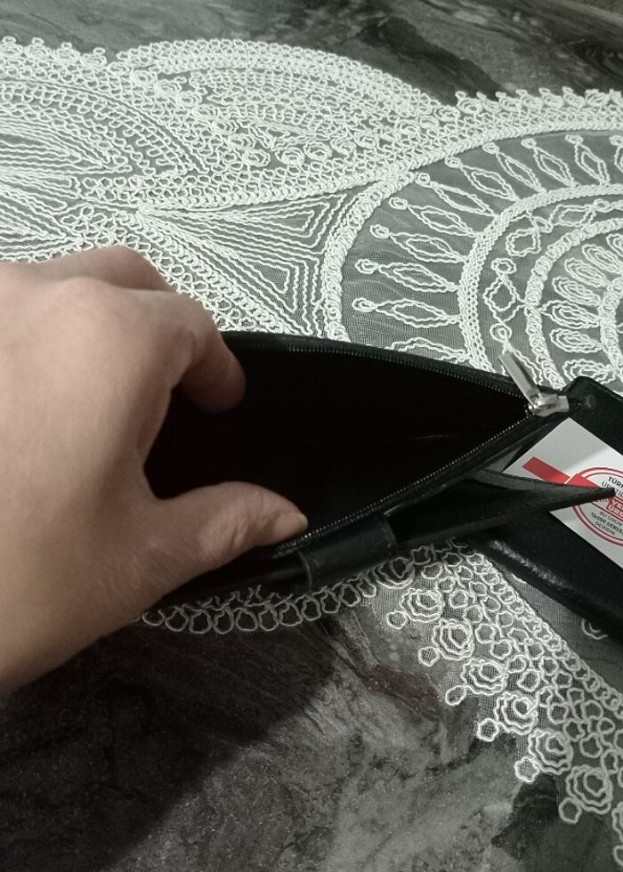 Yeni deri kadın erkek cüzdan  - Görsel 5