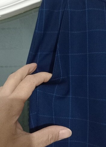 l/xl Beden çizgili kumaş erkek pantolon