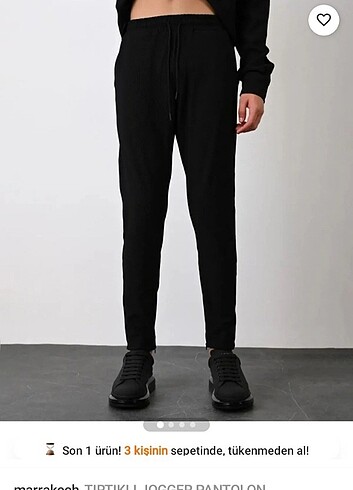 Marrakech tırtıklı jogger pantolon