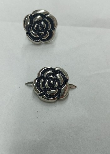 GÜL GÖMLEK YAKA BROŞ - Görsel 2