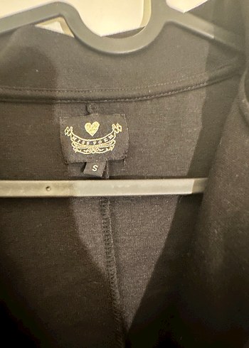 Miss Poem Düğmeli Siyah Kadın Blazer Ceket
