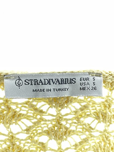 s Beden sarı Renk Stradivarius Hırka %70 İndirimli.