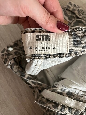 Stradivarius Stradivarius leopar pantolon