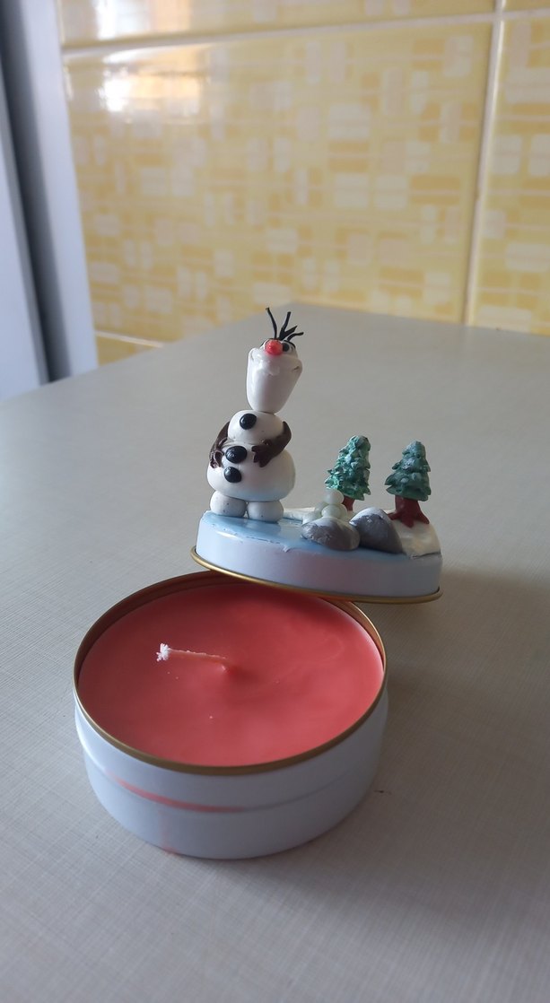 Renkli Karakter Figürlü Dekoratif Obje mum - Görsel 3