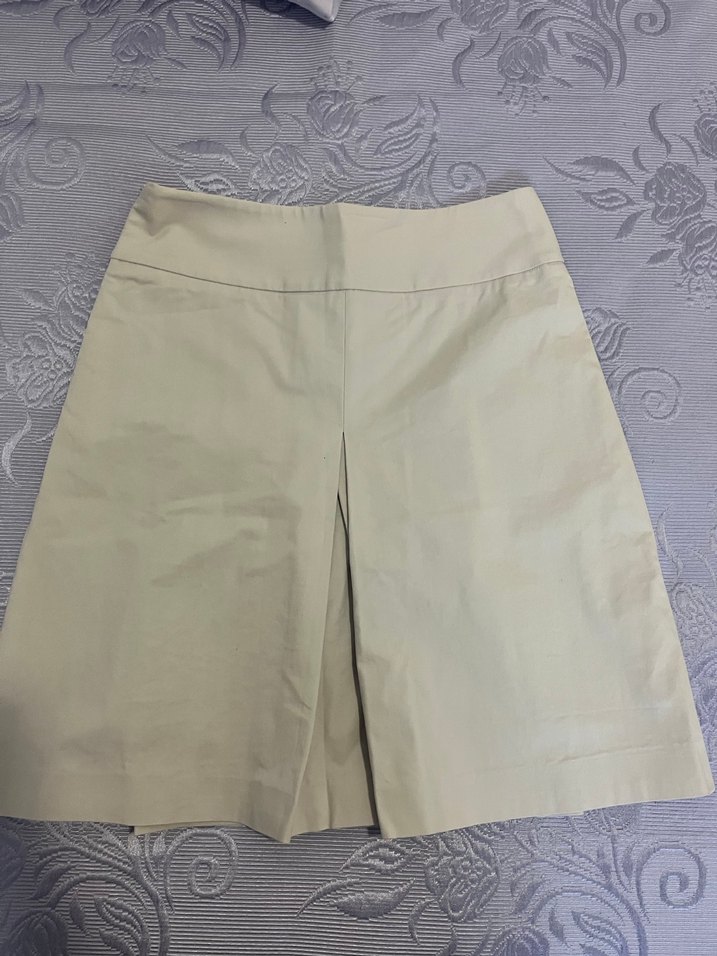 Bej Pilili Midi Kadın Etek - Görsel 4