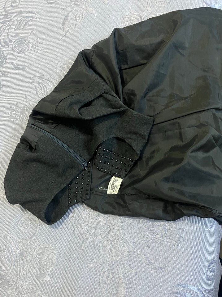 Siyah V Yakalı Kolsuz Midi Triko Elbise - Görsel 4