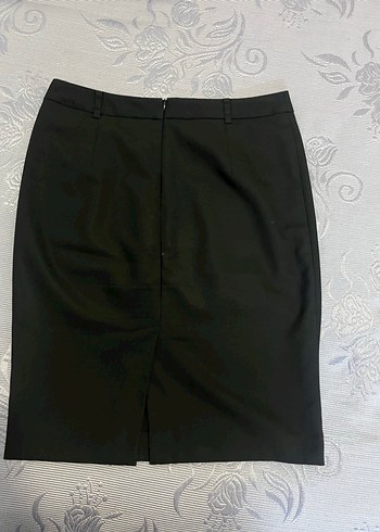 Siyah Midi Kadın Kalem Etek - Görsel 3