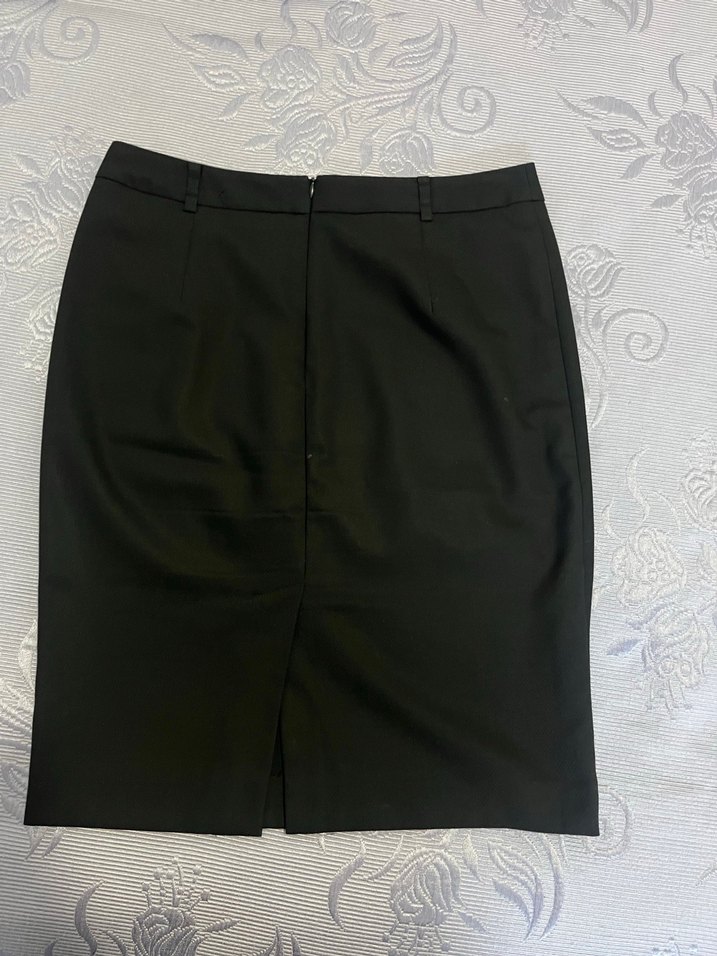 Siyah Midi Kadın Kalem Etek - Görsel 3