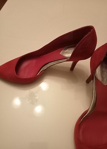39 Beden kırmızı Renk Bayan ayakkabı
