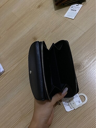 Siyah deri cüzdan - Görsel 3