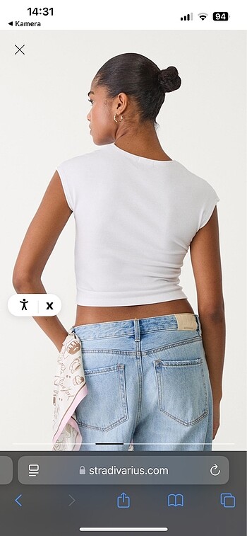 Basic beyaz crop - Görsel 3