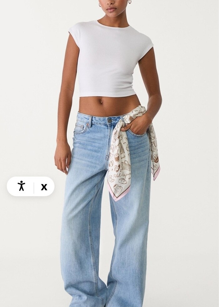 Basic beyaz crop - Görsel 2