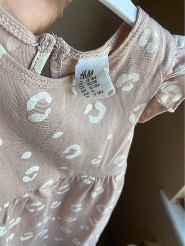 12-18 Ay Beden H&M Kız Bebek Elbise