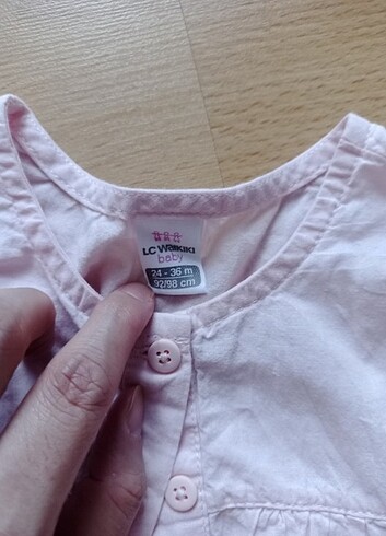 24-36 Ay Beden Kız Bebek gömlek