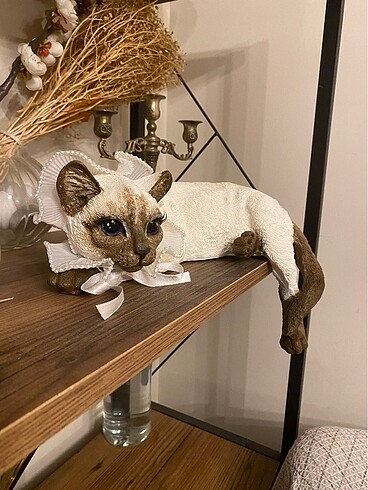 Dekoratif kedi obje