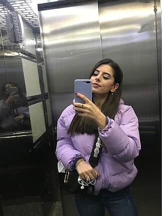 Pastel lila mont şişme