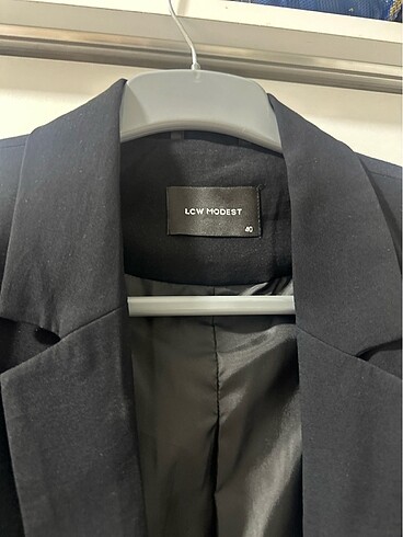 l Beden siyah Renk Blazer ceket
