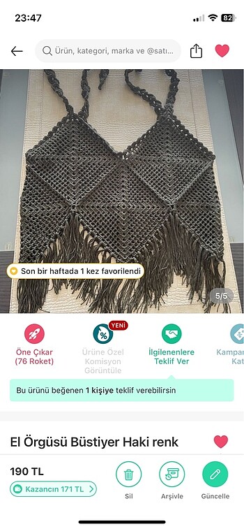 m Beden El Örgüsü Büstiyer