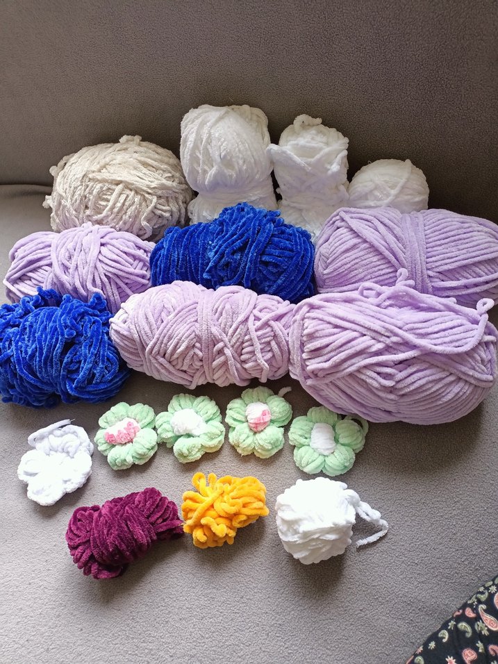 Bohem Tarzı Renkli El İşi İplik Seti - Görsel 2