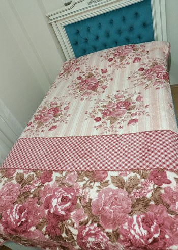 Pembe Çiçek Desenli battaniye - Görsel 2