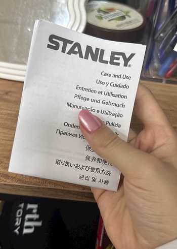 Stanley Pastel Pembe Kulplu Termos - Görsel 2