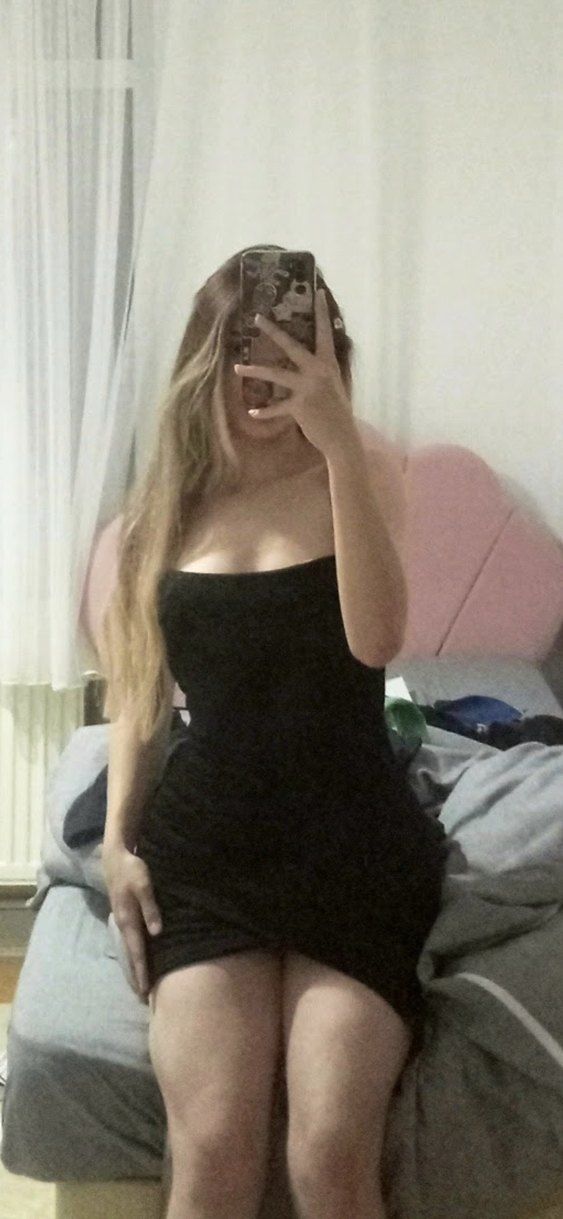 Siyah Drapeli V Yaka Midi Elbise - Görsel 2