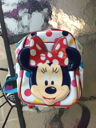Minnie çekçekli çanta