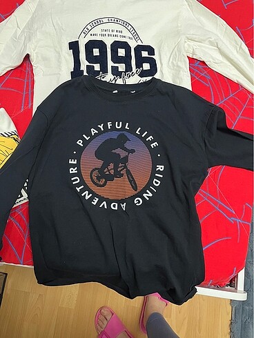 11-12 Yaş Beden çeşitli Renk Çeşitli sweatshirt