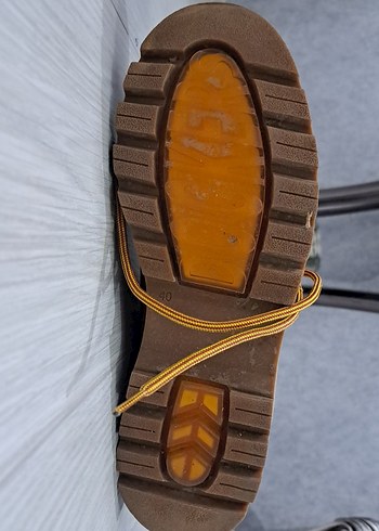 Bej Süet Bağcıklı Erkek Dolgu Topuk Bot - Görsel 3