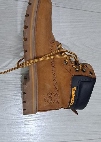 Bej Süet Bağcıklı Erkek Dolgu Topuk Bot - Görsel 2