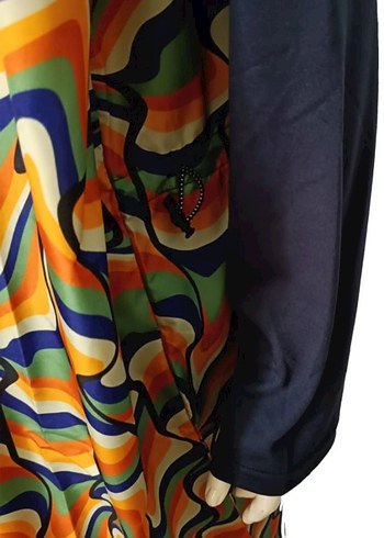 Uzun Kollu tesettür mayo haşema 3 xl / 46 beden - Görsel 3