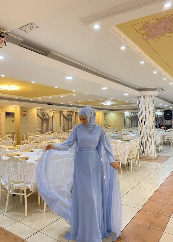 Elsa modelimiz bebek mavisi - Görsel 3