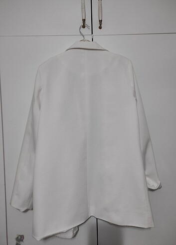 Blazer ceket beyaz  - Görsel 2