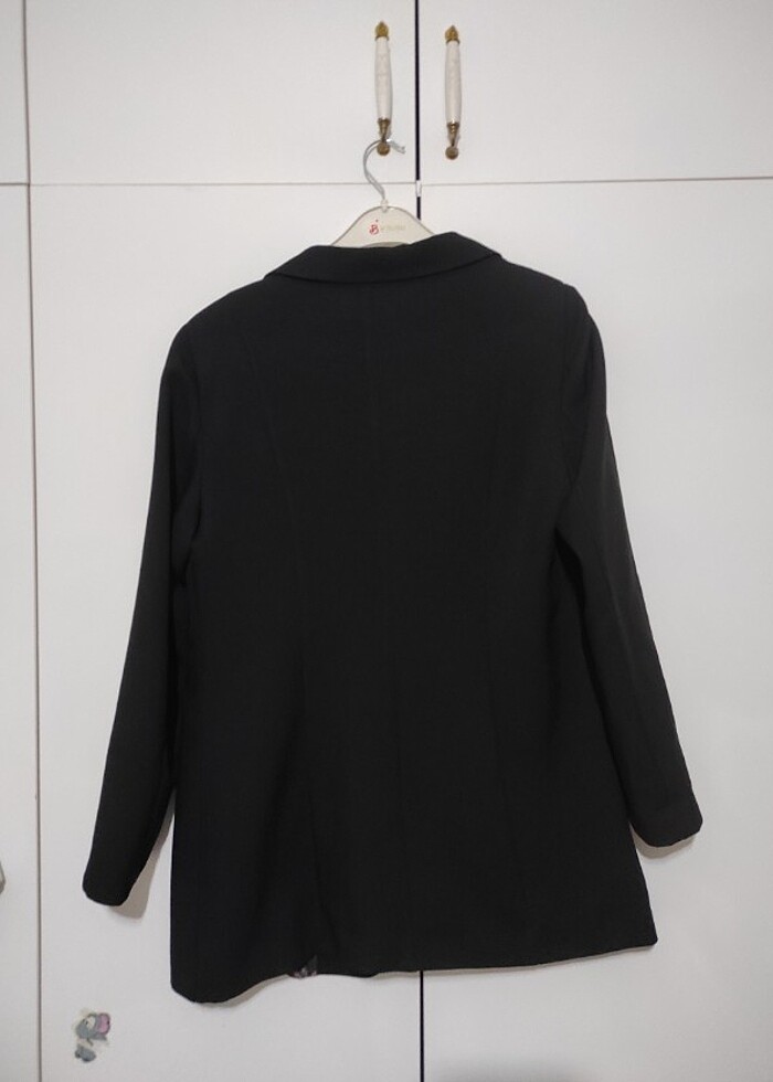 Siyah blazer ceket  - Görsel 3