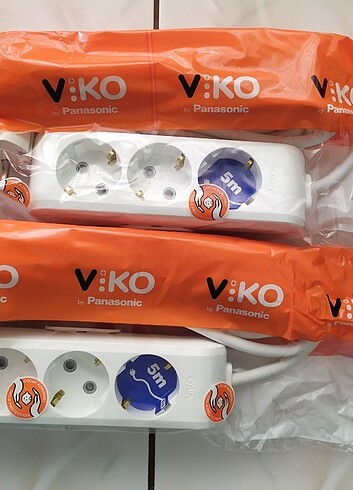 Viko 5 metre Çocuk korumalı 3lü Priz