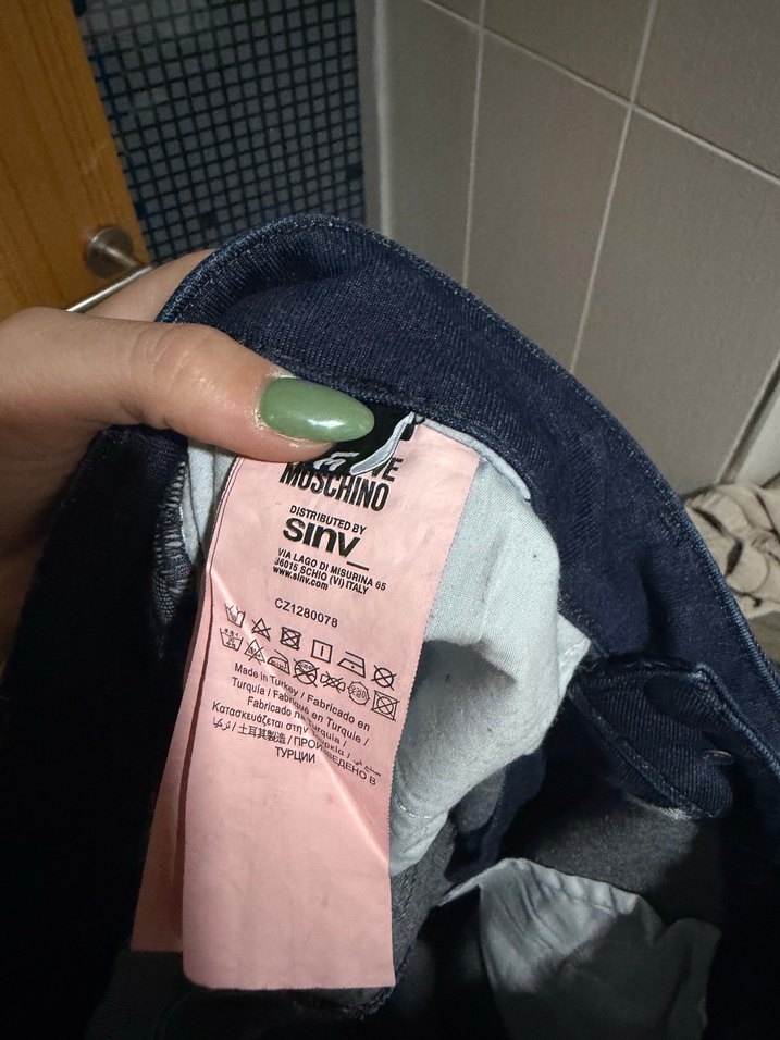 Koyu Lacivert Kalpli Dar Kesim Jean — görsel 6/7