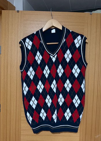 Zara Lacivert Argyle Triko Yelek Siklik Ve Rahatlik Bir Arada