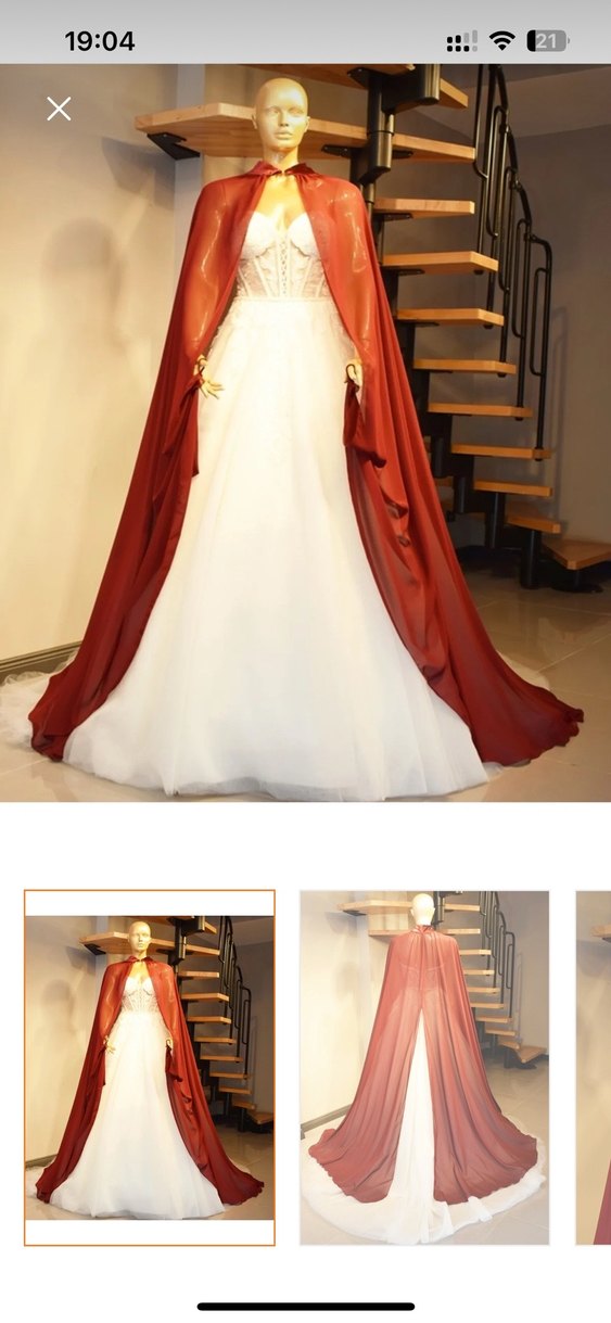 Bordo pelerin - Görsel 3