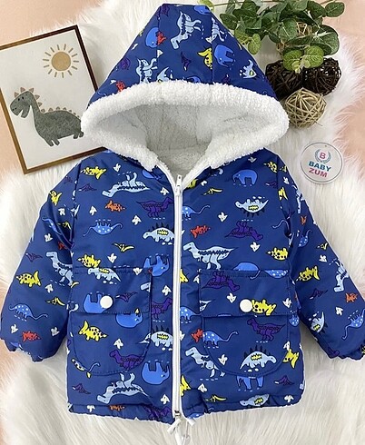 Erkek Bebek İçi Kürklü Mont